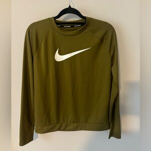 Nike long sleeve dri fit running shirt size medium